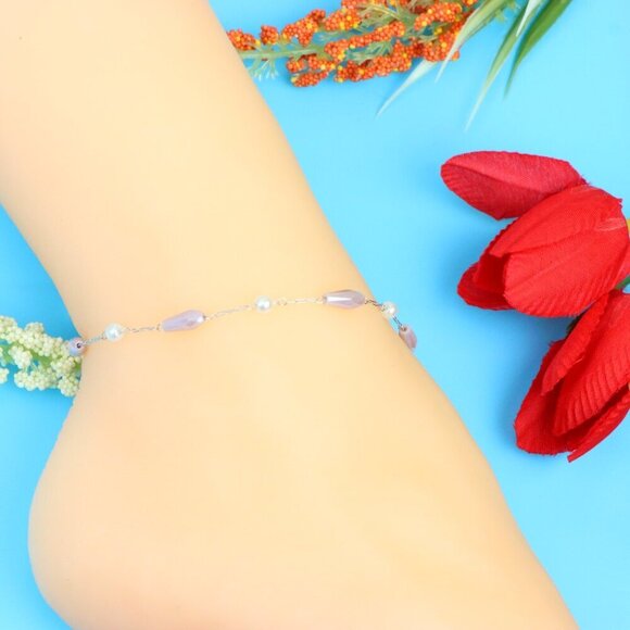 Elegant Handmade Anklet – Perfect for Women & Girls | Ideal Gift Option, DYC1430 - Picture 7 of 9